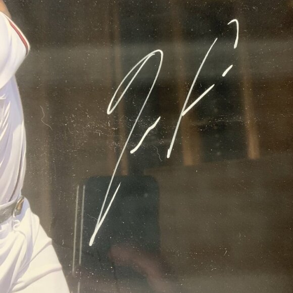 Ronald Acuna Autograph Signed Atl Braves 16x20 Spotlight Photo Framed Beckett - Picture 3 of 4